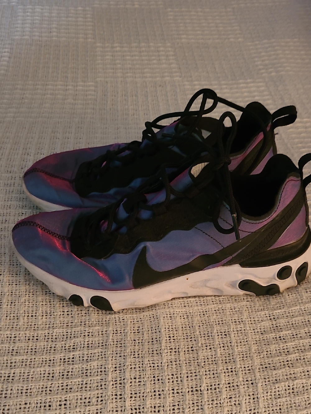 Nike Iridescent Purple and Blue Trainer Sneakers